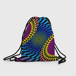 Рюкзак-мешок Абстрактный узор, цвет: 3D-принт