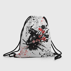 Рюкзак-мешок Ghost of Tsushima - sakura samurai ghost, цвет: 3D-принт