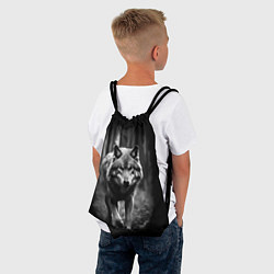 Рюкзак-мешок Матерый Старый Волк, цвет: 3D-принт — фото 2