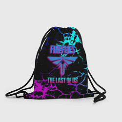 Рюкзак-мешок Одни из нас неоновое лого текстура, цвет: 3D-принт