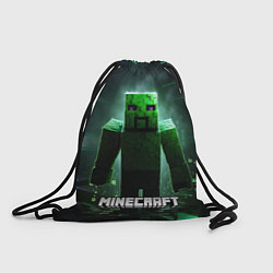 Рюкзак-мешок Minecraft зеленый злой персонаж, цвет: 3D-принт