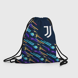 Рюкзак-мешок Juventus градиентные мячи, цвет: 3D-принт