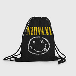 Рюкзак-мешок Джинсовка с nirvana, цвет: 3D-принт