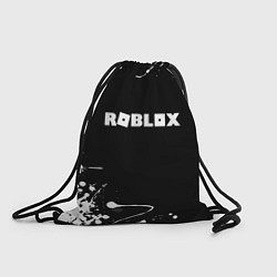Рюкзак-мешок Roblox текстура краски белые, цвет: 3D-принт