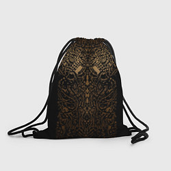 Рюкзак-мешок Золотой узор маори, цвет: 3D-принт
