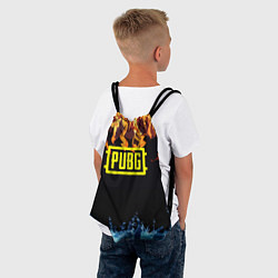Рюкзак-мешок PUBG online битва огня и льда, цвет: 3D-принт — фото 2