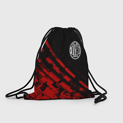 Рюкзак-мешок AC Milan sport grunge, цвет: 3D-принт