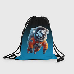 Рюкзак-мешок Далматинец космонавт в открытом космосе, цвет: 3D-принт