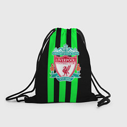 Рюкзак-мешок Liverpool line green, цвет: 3D-принт