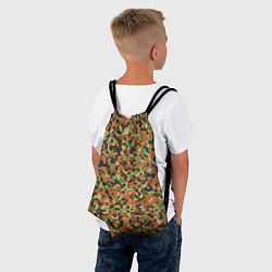 Рюкзак-мешок Пятнистый камуфляжный паттерн, цвет: 3D-принт — фото 2