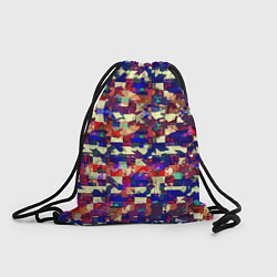 Рюкзак-мешок Разноцветные осколки стекла, цвет: 3D-принт
