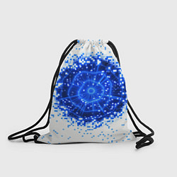Рюкзак-мешок Поврежденный цифровой скин - дыра, цвет: 3D-принт