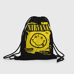 Рюкзак-мешок Nirvana - смайлик, цвет: 3D-принт