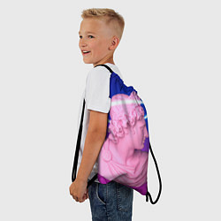 Рюкзак-мешок Vaporwave neon, цвет: 3D-принт — фото 2