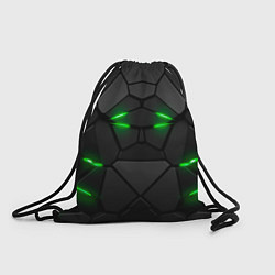 Рюкзак-мешок Броня в стиле киберпанка в виде плит, цвет: 3D-принт