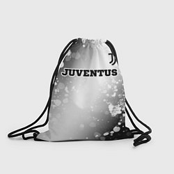 Рюкзак-мешок Juventus sport на светлом фоне посередине, цвет: 3D-принт