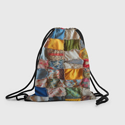Рюкзак-мешок Patchwork - ai art, цвет: 3D-принт
