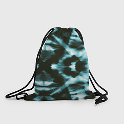 Рюкзак-мешок Тай дай синий, цвет: 3D-принт