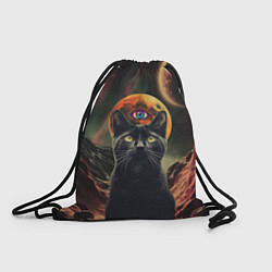 Рюкзак-мешок Кот Масон - третий глаз, цвет: 3D-принт