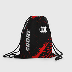 Рюкзак-мешок Fiat red sport tires, цвет: 3D-принт