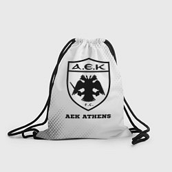 Рюкзак-мешок AEK Athens sport на светлом фоне, цвет: 3D-принт