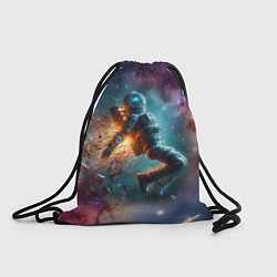 Рюкзак-мешок Космонавт в открытом космосе - нейросеть, цвет: 3D-принт