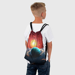 Рюкзак-мешок Космос и разные планеты, цвет: 3D-принт — фото 2