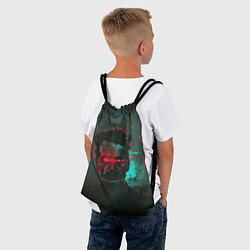 Рюкзак-мешок Старик со светящимися красными глазами, цвет: 3D-принт — фото 2