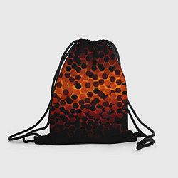 Рюкзак-мешок Абстрактный летний узор, цвет: 3D-принт