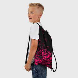Рюкзак-мешок Fortnite розовый стиль геймер, цвет: 3D-принт — фото 2