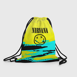 Рюкзак-мешок Nirvana краски кислотные, цвет: 3D-принт