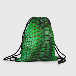 Мешок для обуви Зеленая змеиная кожа