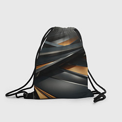 Мешок для обуви Черная абстракция геометрия