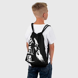 Рюкзак-мешок Морихэй Уэсиба - создатель айкидо, цвет: 3D-принт — фото 2