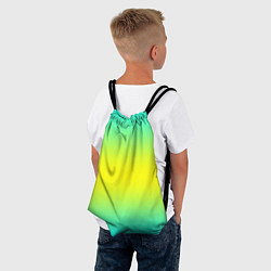 Рюкзак-мешок Кислотный градиент, цвет: 3D-принт — фото 2