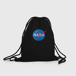 Мешок для обуви Nasa logo space blue