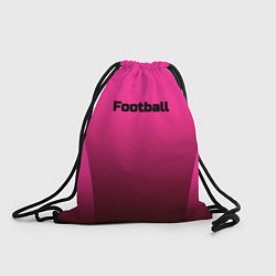 Рюкзак-мешок Бордовый градиентный фон, цвет: 3D-принт