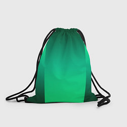 Рюкзак-мешок Яркий зеленый градиентный комбинированный фон, цвет: 3D-принт
