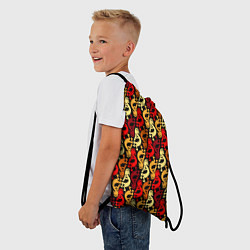 Рюкзак-мешок Кокопелли - паттерн, цвет: 3D-принт — фото 2