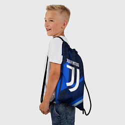 Рюкзак-мешок Juventus sport geometry steel, цвет: 3D-принт — фото 2