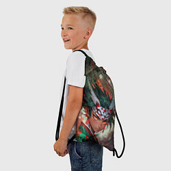 Рюкзак-мешок Юноша драгонмен анимешный, цвет: 3D-принт — фото 2