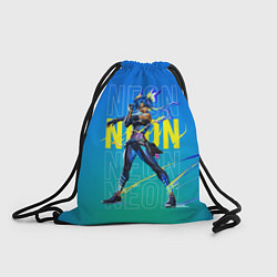 Рюкзак-мешок Neon Valorant, цвет: 3D-принт