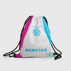 Рюкзак-мешок Benfica neon gradient style по-центру, цвет: 3D-принт