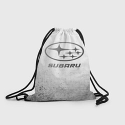 Рюкзак-мешок Subaru - white gradient, цвет: 3D-принт