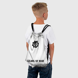 Рюкзак-мешок Gears of War glitch на светлом фоне по-центру, цвет: 3D-принт — фото 2