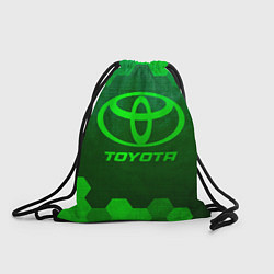 Рюкзак-мешок Toyota - green gradient, цвет: 3D-принт