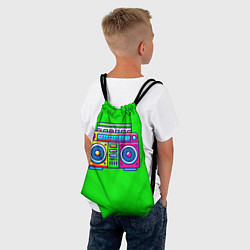 Рюкзак-мешок Ритмы бумбокса, цвет: 3D-принт — фото 2