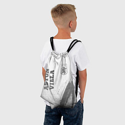 Рюкзак-мешок Aston Villa - white gradient вертикально, цвет: 3D-принт — фото 2