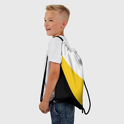 Рюкзак-мешок Мы русские с нами Бог малый черный кцк Николай II, цвет: 3D-принт — фото 2