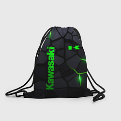 Рюкзак-мешок Kawasaki - плиты с эффектом свечения, цвет: 3D-принт